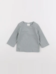 H&M - tee-shirt bleu - 3 mois