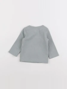 H&M - tee-shirt bleu - 3 mois