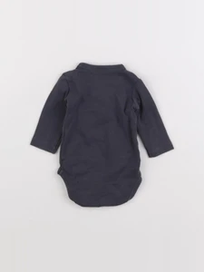 La Redoute - body gris - 0 mois