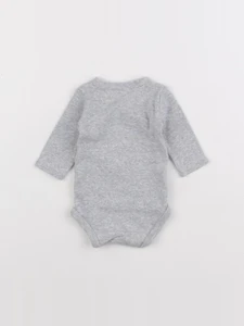 La Redoute - body gris - 0 mois