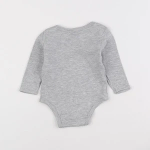 Vertbaudet - body gris - 3 mois