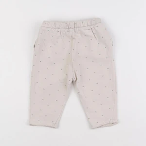 Vertbaudet - pantalon beige, argent - 12 mois