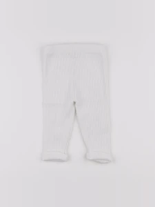 Vertbaudet - legging blanc - 9 mois