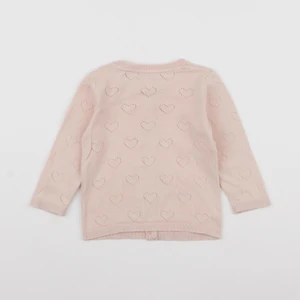 Vertbaudet - gilet rose - 12 mois