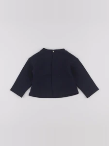 IKKS - sweat bleu - 12 mois
