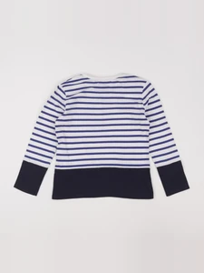 IKKS - tee-shirt bleu, blanc - 8 ans