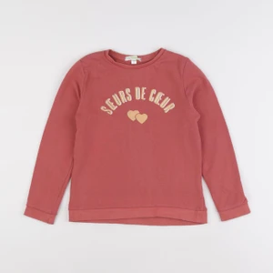 Vertbaudet - sweat rose - 8 ans