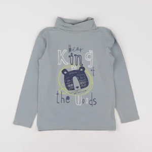 Vertbaudet - sous-pull bleu - 8 ans
