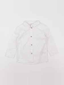 H&M - chemise blanc - 12/18 mois