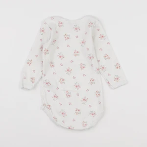 Petit Bateau - body blanc - 12 mois