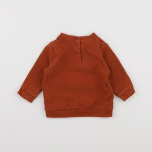 Vertbaudet - sweat marron - 6 mois