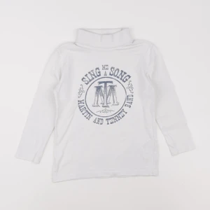 Vertbaudet - sous-pull blanc - 6 ans