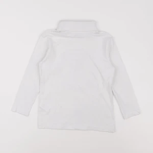 Vertbaudet - sous-pull blanc - 6 ans