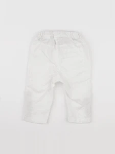 H&M - pantalon blanc - 9/12 mois