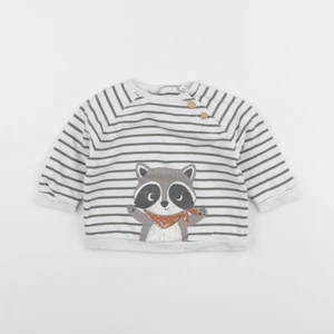 Vertbaudet - sweat vert - 12 mois