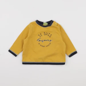Tape à l'oeil - tee-shirt jaune - 6 mois