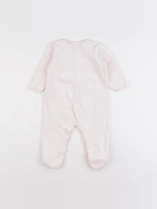 Petit Bateau - pyjama velours rose - 12 mois