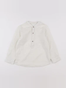 Vertbaudet - chemise beige - 6 ans