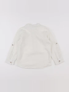 Vertbaudet - chemise beige - 6 ans