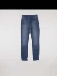 H&M - jegging bleu - 9/10 ans