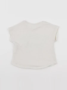 Zara - tee-shirt beige, vert - 18/24 mois