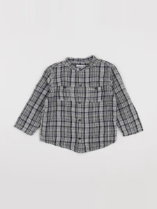 Boutchou - chemise bleu - 18 mois