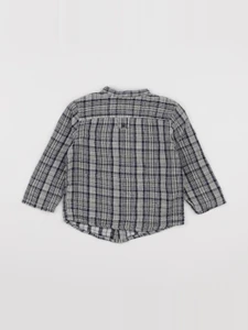 Boutchou - chemise bleu - 18 mois