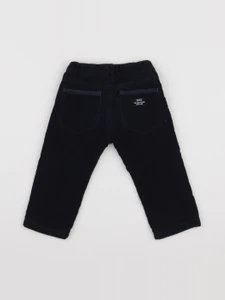 IKKS - pantalon doublé bleu - 12 mois