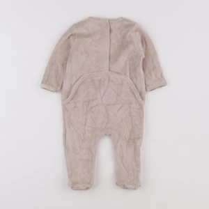Vertbaudet - pyjama velours marron - 6 mois