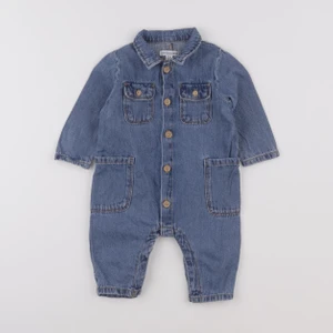 Vertbaudet - combinaison bleu - 6 mois