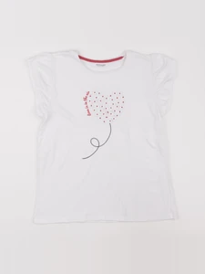Vertbaudet - tee-shirt blanc - 14 ans