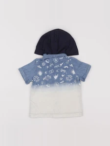 IKKS - chemise bleu - 12 mois