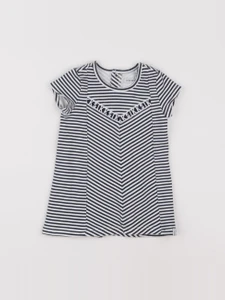IKKS - robe bleu, blanc - 6 mois
