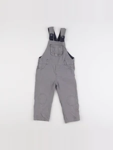 Vertbaudet - salopette gris - 2 ans