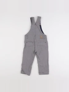 Vertbaudet - salopette gris - 2 ans