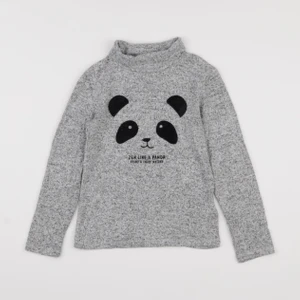 Vertbaudet - pull gris - 5 ans