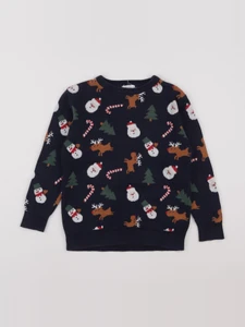 Vertbaudet - pull bleu - 8 ans