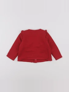 Petit Bateau - sweat rouge - 18 mois