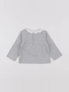 Jacadi - tee-shirt gris - 12 mois