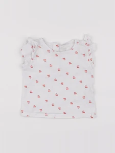 Boutchou - tee-shirt blanc - 9 mois