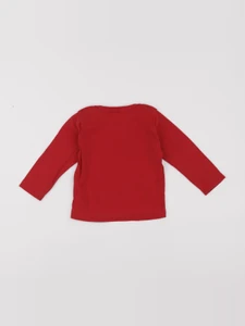 Petit Bateau - tee-shirt rouge - 18 mois