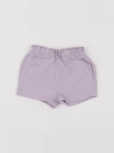 H&M - short violet - 3/6 mois