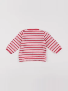 Petit Bateau - sweat rose - 12 mois