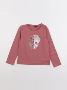 IKKS - tee-shirt rose - 8 ans
