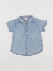Tape à l'oeil - blouse bleu - 12 mois
