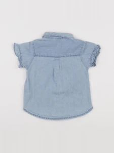 Tape à l'oeil - blouse bleu - 12 mois