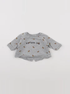Boutchou - sweat gris - 1 mois