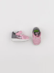 Nike - baskets gris, rose - pointure 18/19