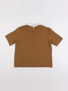IKKS - tee-shirt marron - 14 ans