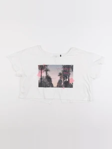 IKKS - tee-shirt blanc - 14 ans